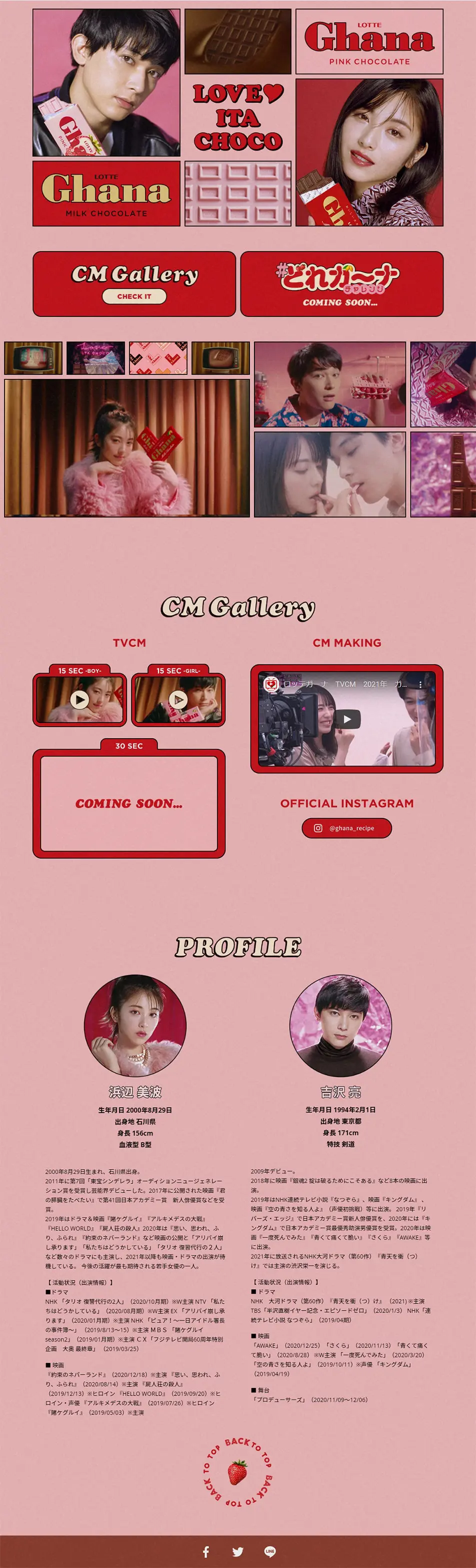 LOVEITACHOCO LP design (Sweets and Snacks / Pink shades / Cute style) PC version