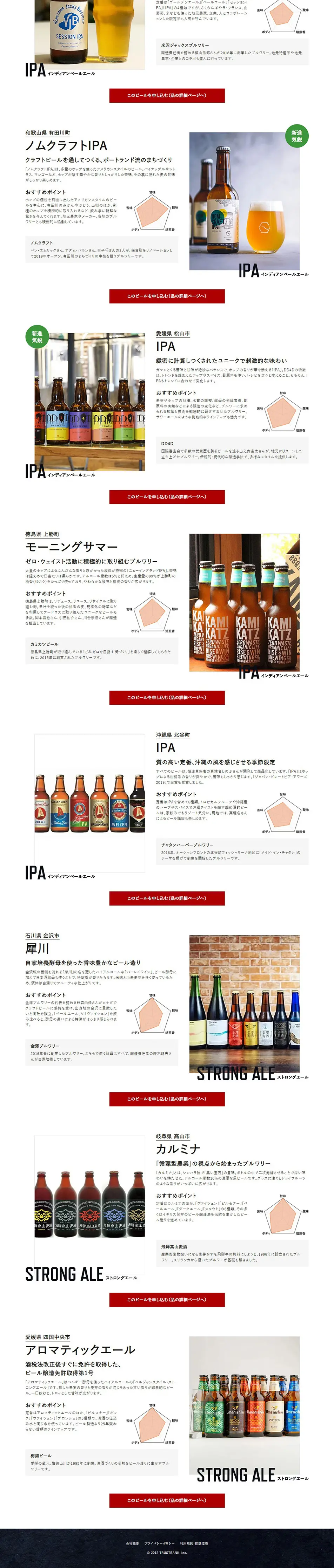 Craft Beer at Home with Furusato Choice LP design (Events, Campaigns, Experiences / White-based / Lively type) PC version
