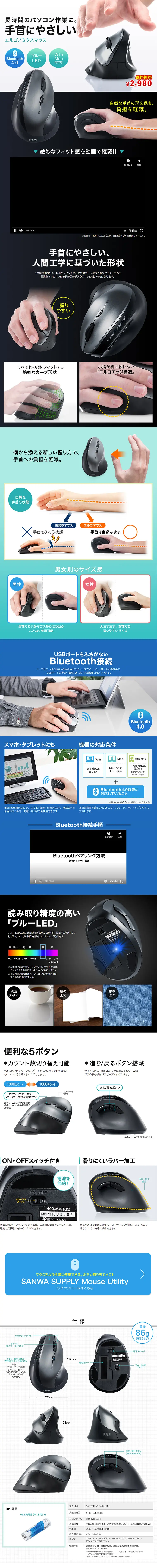 Blue LED mouse 400-MA102 LP design (pc / Shades of blue / Trust and Safety) PC version