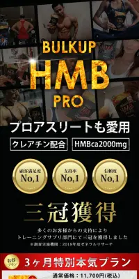 HMBプロのLPデザイン（スポーツ／ブラック系／かっこいい系）PC版