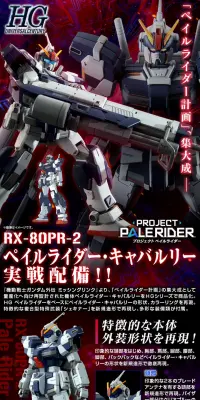 ＨＧ 1/144 ペイルライダー・キャバルリーのLPデザイン（玩具・ホビー・フィギュア／ブラック系／かっこいい系）PC版
