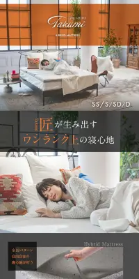 エアブリッドマットレスのLPデザイン（インテリア・家具・寝具／グレー系／シンプル系）PC版