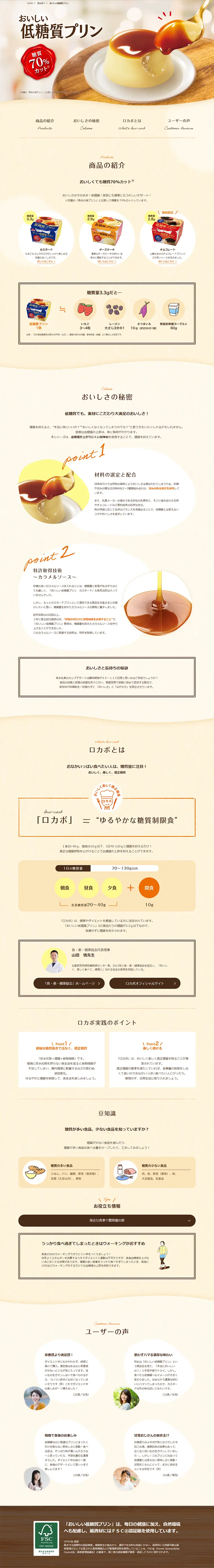 Delicious Low-Carb Pudding LP design (Sweets and Snacks / Beige tones / Simple) PC version