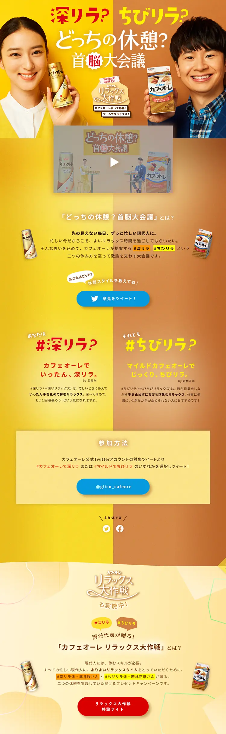 Which break? Summit Conference. LP design (Services, Insurance, and Finance / Brown tones / Refreshing type) PC version