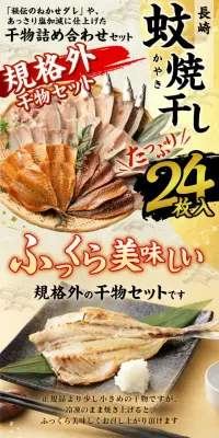 長崎蚊焼干しのLPデザイン（食品／ベージュ系／和風系）PC版