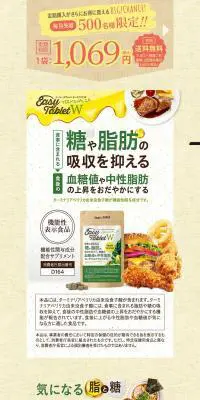 イージータブレット　ターミナリアのLPデザイン（健康食品・健康ドリンク・サプリメント／ベージュ系／にぎやか系）PC版