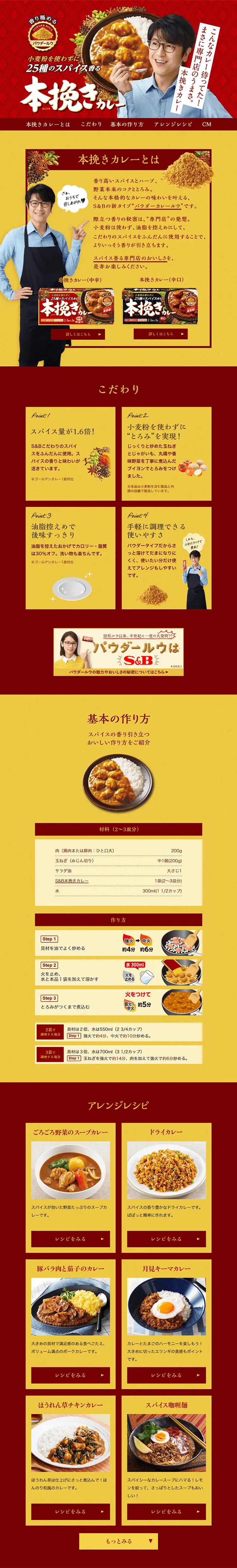 Authentic Ground Curry LP design (food / Red tones / Lively type) PC version