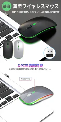 Wireless mouse LP design (PC and Peripherals / White-based / Cool style) PC version