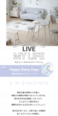 Recommended interior items for the rainy season