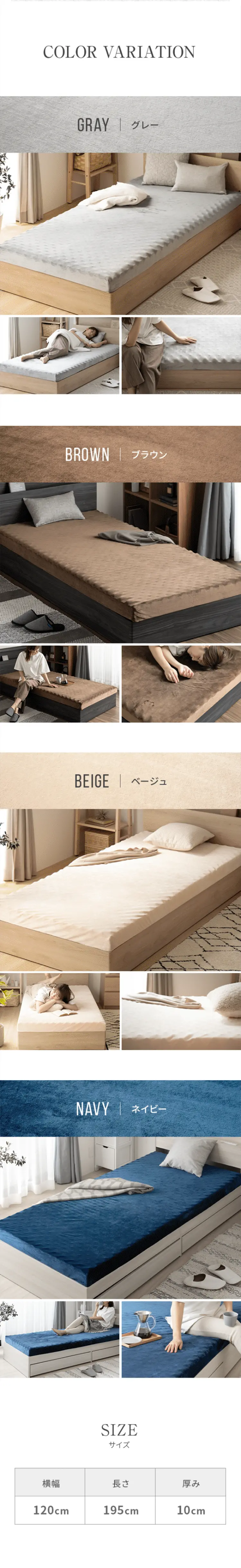 Profiled High-Resilience Mattress LP design (Interior, furniture, and bedding / White-based / Clean-cut) Mobile version
