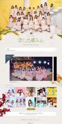 5th Single "Kimi Shika Katan" Special Site LP design (Books, Music, Games / Shades of grey / Cute style) PC version