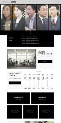 Careers Site LP design (Recruitment and Hiring / White-based / Simple) PC version