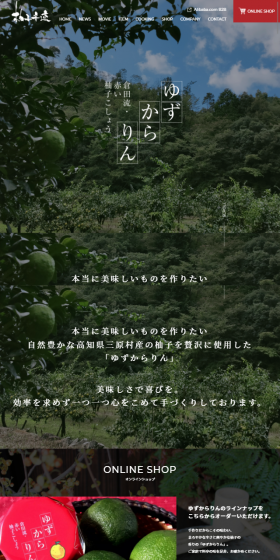 食品のLPデザイン(食品/ブラック系/かっこいい系)スマホ版