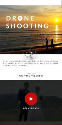 Video Production LP design (Services, Insurance, and Finance / Red tones / Refined style) Mobile version