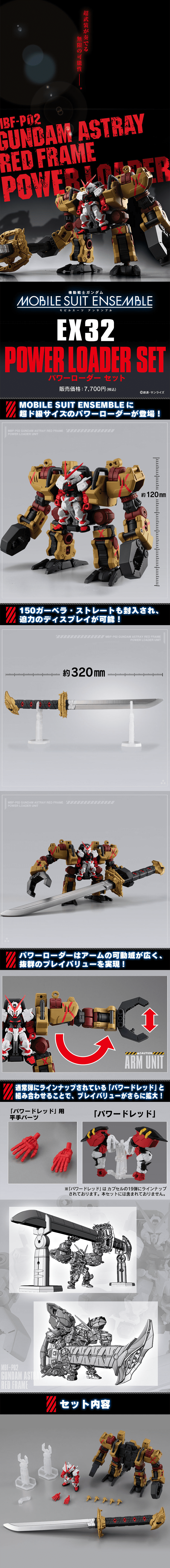 機動戦士ガンダム MOBILE SUIT ENSEMBLE　EX32　パワーローダーセットのLPデザイン（キッズ・ベビー・玩具／グレー系／かっこいい系）PC版
