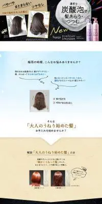 セグレタのLPデザイン（美容・スキンケア・香水／ブラック系／キレイ系）PC版