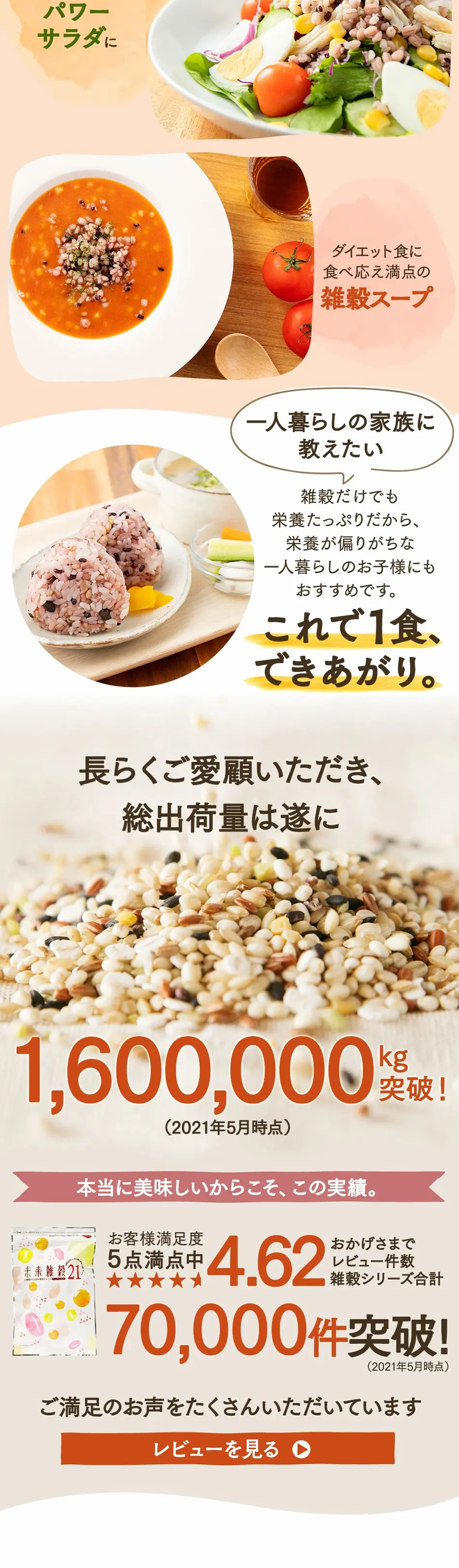 Future Grains 21 LP design (food / Beige tones / Cute style) PC version