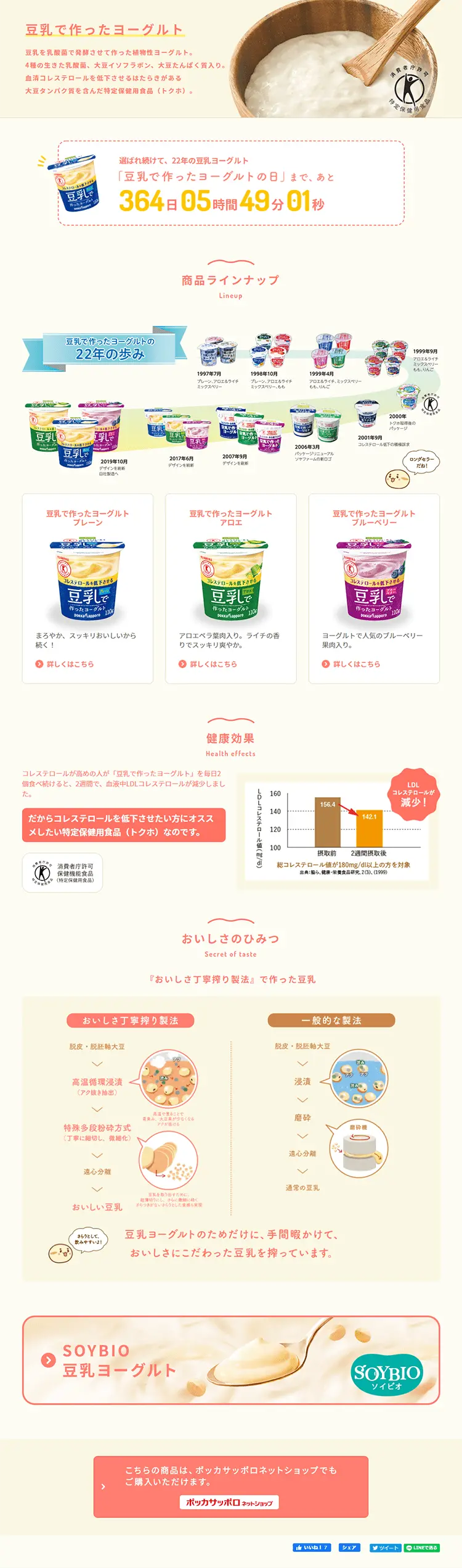 Yogurt made from soy milk LP design (food / Beige tones / Trust and Safety) PC version