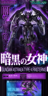 METAL BUILD ガンダムアストレアTYPE-XフィンスターニスのLPデザイン（玩具・ホビー・フィギュア／パープル系／かっこいい系）PC版