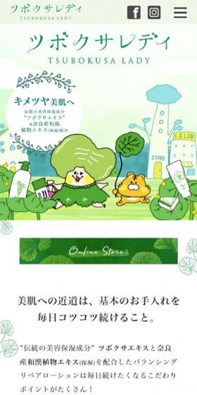 Centella Asiatica Lady LP design (Beauty, Skincare, Fragrance / Green tones / Cute style) Mobile version
