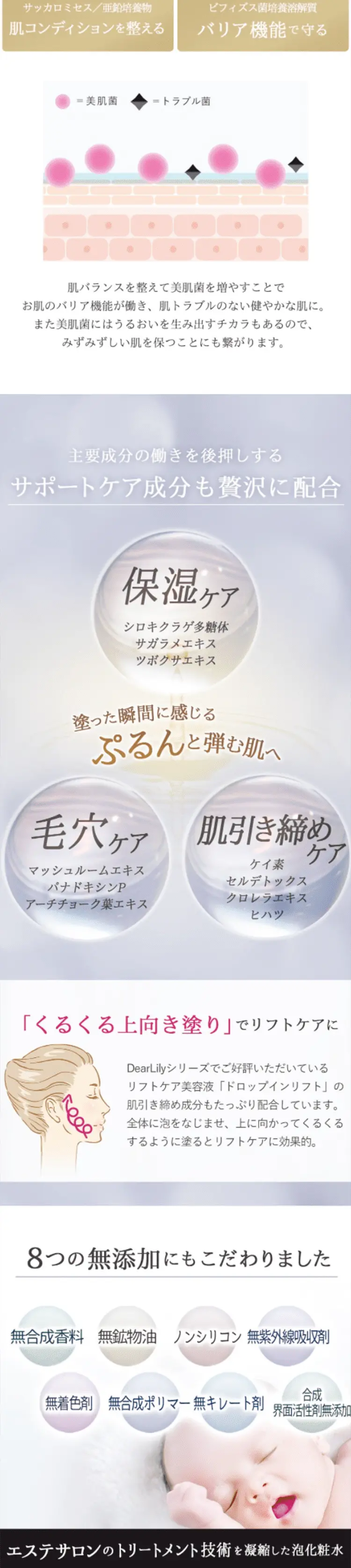 ディアリリー ドレッサーファクトワンのLPデザイン（美容・スキンケア・香水／ゴールド系／キレイ系）スマホ版
