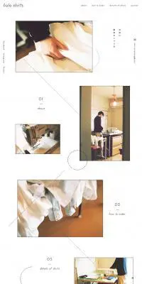 holo shirts.のLPデザイン（サービス・保険・金融／ホワイト系／シンプル系）PC版