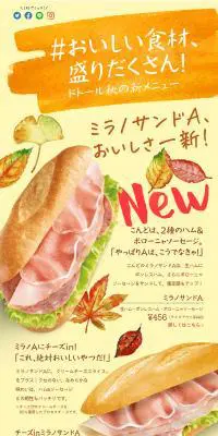 季節のおすすめのLPデザイン（診断・マッチング・まとめ／イエロー系／にぎやか系）PC版