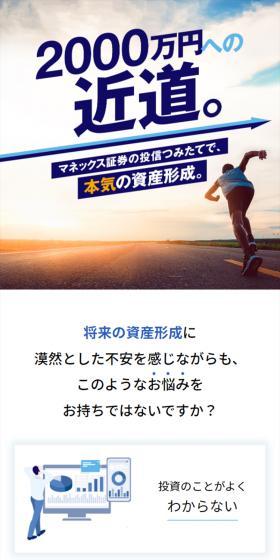 Fund Accumulation LP design (Insurance, Finance, Credit / Shades of blue / Trust and Safety) Mobile version