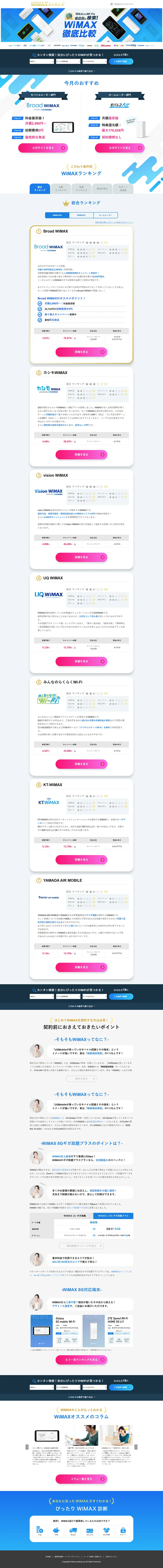 WiMAX Ranking LP design (Diagnosis, Matching, and Summary / Shades of blue / Stylish type) PC version