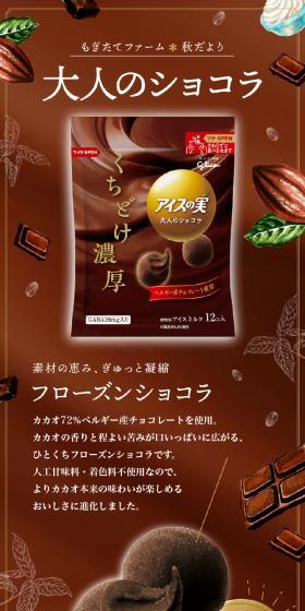 Aisu no Mi [Chocolate] LP design (Western confectionery / Brown tones / Arts) Mobile version