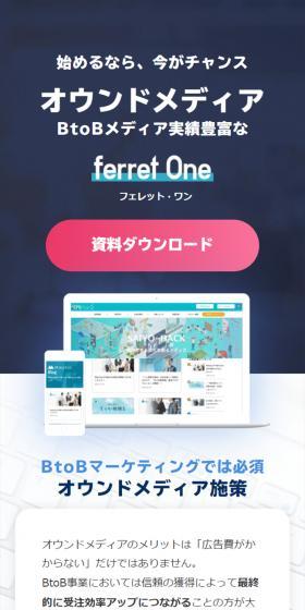 ferretOne LP design (Design, Apps, Systems / Shades of blue / Trust and Safety) Mobile version
