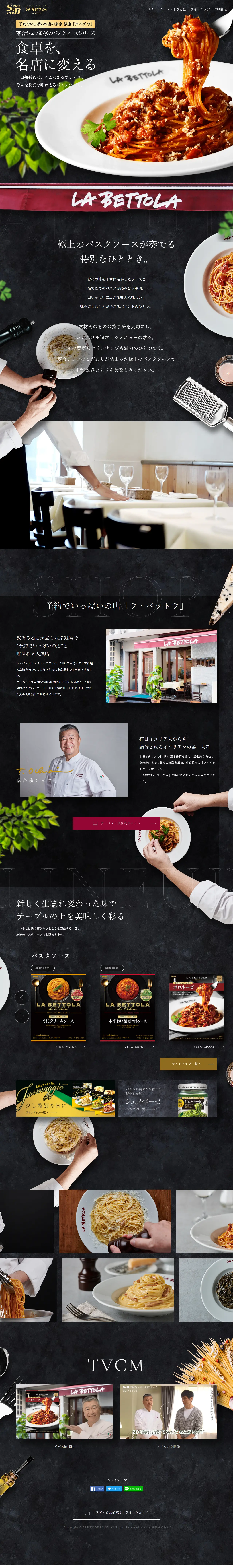 Pasta Sauce from a Fully Booked Restaurant LP design (Retort / Instant / Black-colored / Cool style) PC version