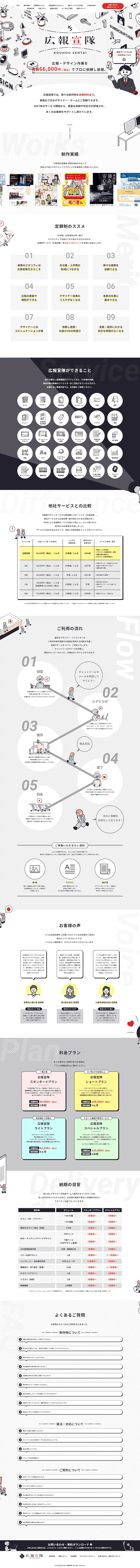 Kohosen-tai LP design (Design, Apps, Systems / White-based / Trust and Safety) PC version