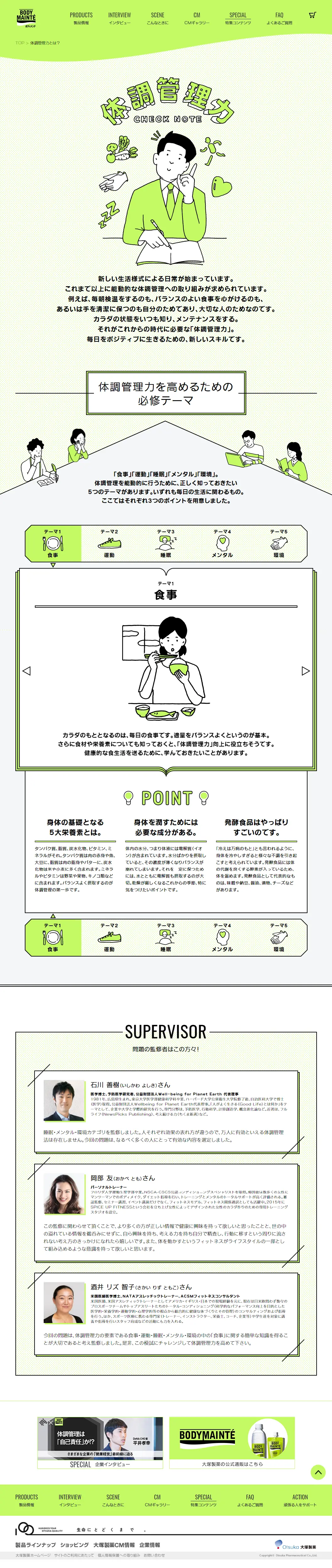 BODYMAINTE LP design (Energy drink / Green tones / Manga) PC version