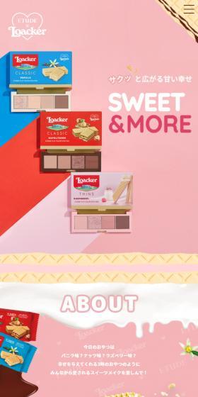 Crispy and Spreading Sweet Happiness SWEET&MORE