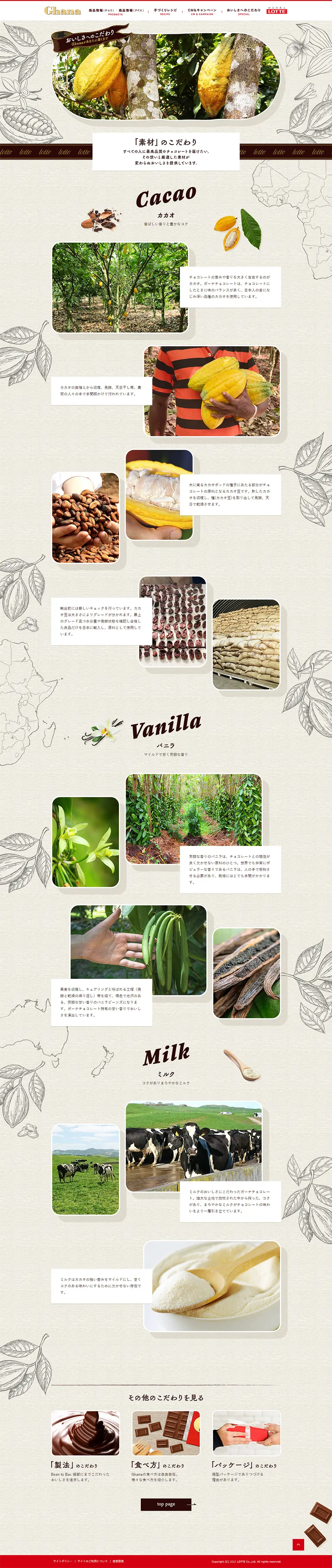 Ghana Chocolate LP design (Western confectionery / Beige tones / Natural style) PC version
