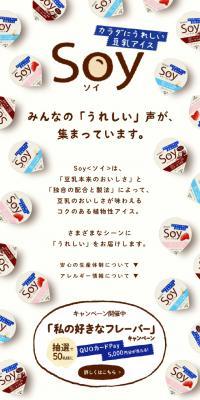 Soy のLPデザイン（洋菓子）