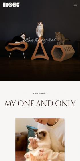 MOCKthingsbyhand LP design (Pet food and pet supplies / Beige tones / Simple) Mobile version