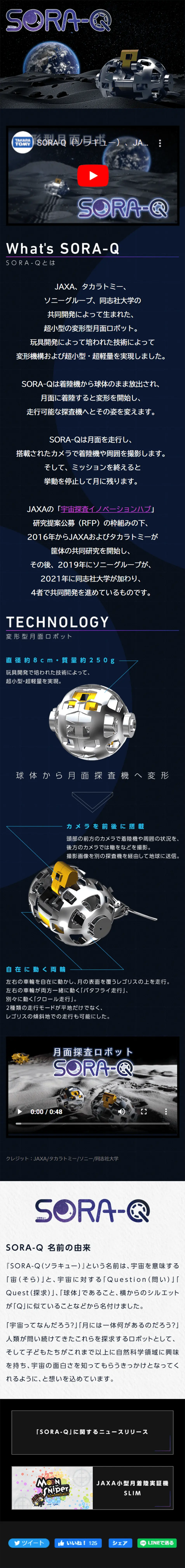 SORA-Q LP design (Toys, Hobbies & Figures / Black-colored / Cool style) Mobile version