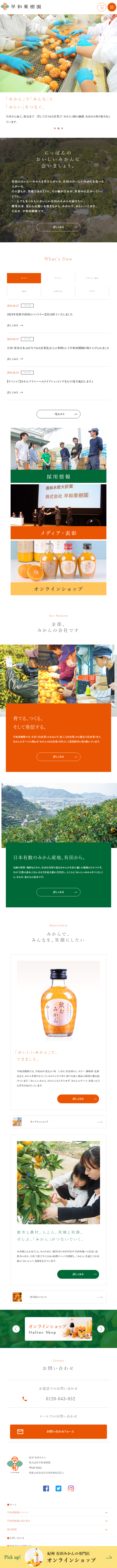 Sawa Kajuen LP design (Businesses, companies, stores / Orange tones / Refined style)