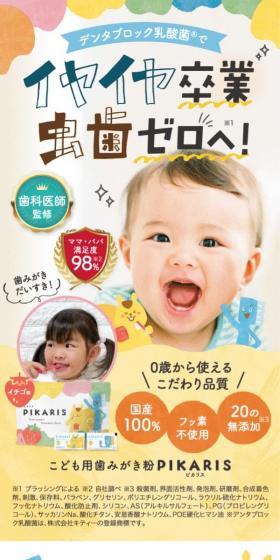 Pikaris LP design (Skincare, Bodycare, Haircare / yellow / Lively type) Mobile version