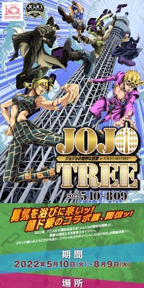 ジョジョの奇妙な冒険 in TOKYO SKYTREEのLPデザイン（イベント・キャンペーン・体験／カラフル系／アート・芸術系）スマホ版