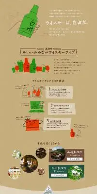 ルールのないウイスキーライヴのLPデザイン（その他のお酒／ベージュ系／シンプル系）PC版