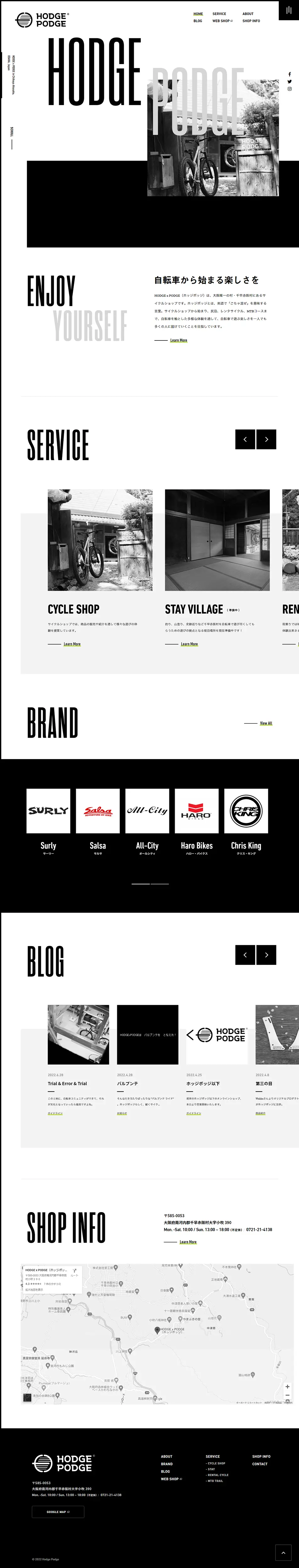 HODGExPODG LP design (Businesses, companies, stores / Black-colored / Cool style) PC version