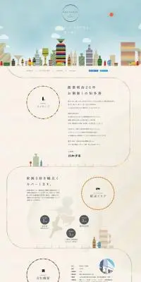 お酒のLPデザインPC版