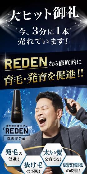 REDEN Subscription Plan LP design (Skincare, Bodycare, Haircare / Shades of blue / Strong) Mobile version