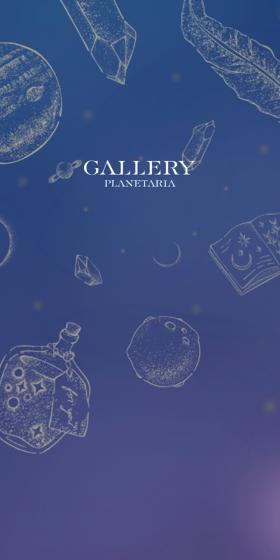 Planetarium gift shop LP design (Jewelry and Accessories / Purples / Cute style) Mobile version