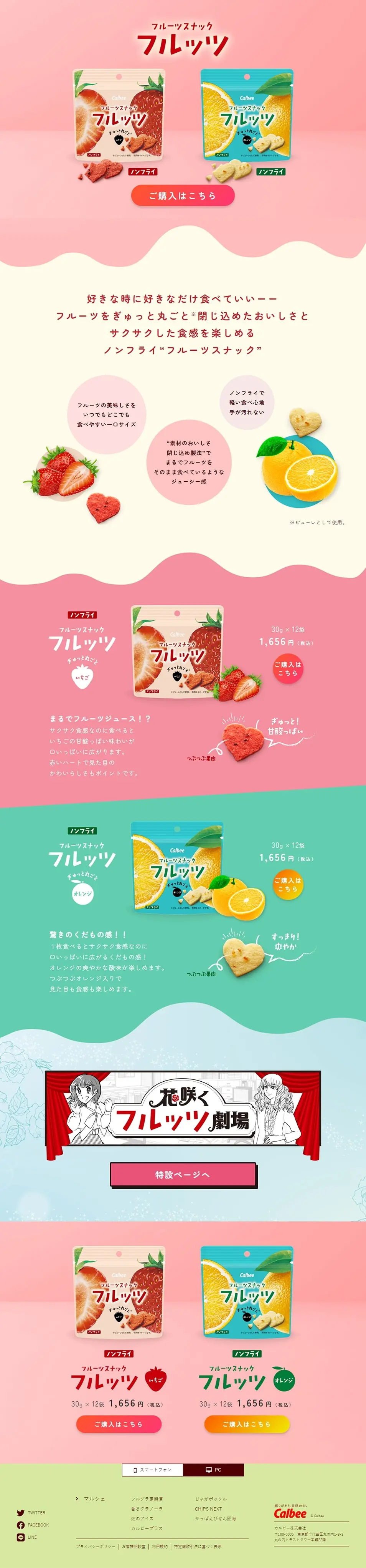 Fruts LP design (Snack foods, gum, and candy / Pink shades / Cute style) PC version