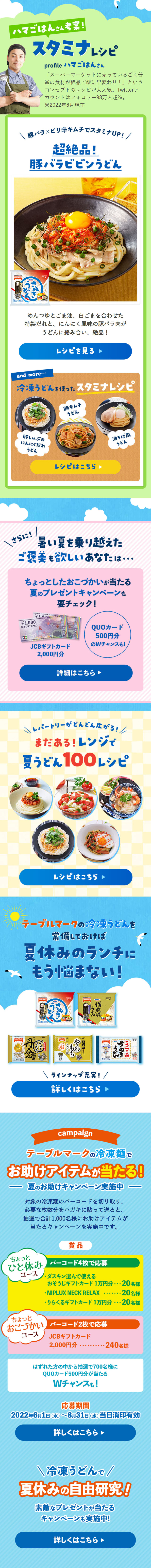 Summer Vacation Helper Lunch LP design (Prepared foods, dishes, and cuisine / Shades of blue / Refreshing type)