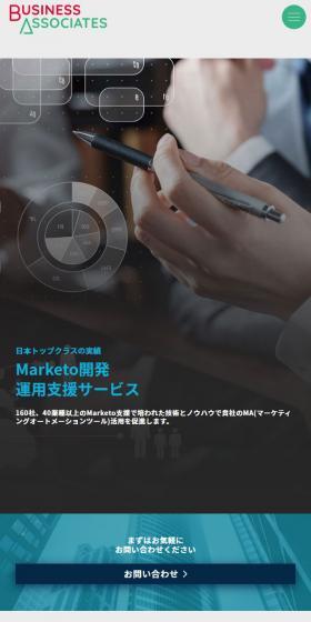 Business Associates LP design (Businesses, companies, stores / Shades of grey / Trust and Safety) Mobile version